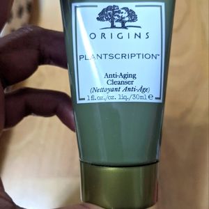 5 for $25 Never opened Origins plantscription cleanser 30ml